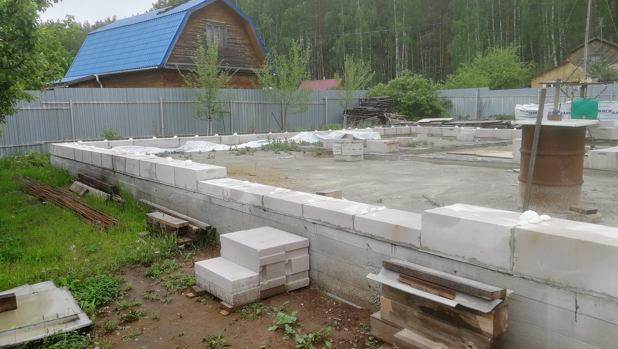 Первый блок будущего дома — 12