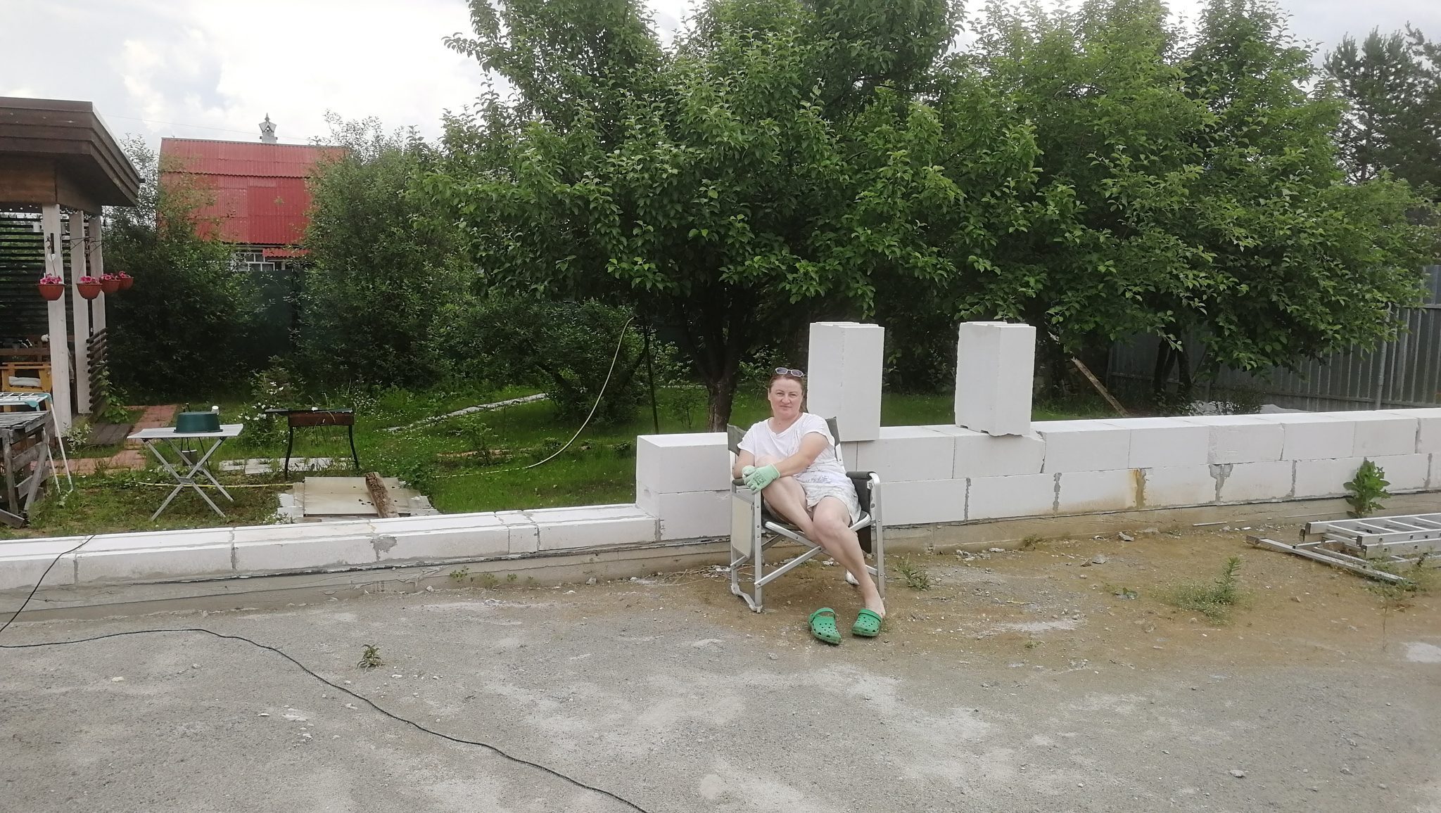 Первый блок будущего дома — 26