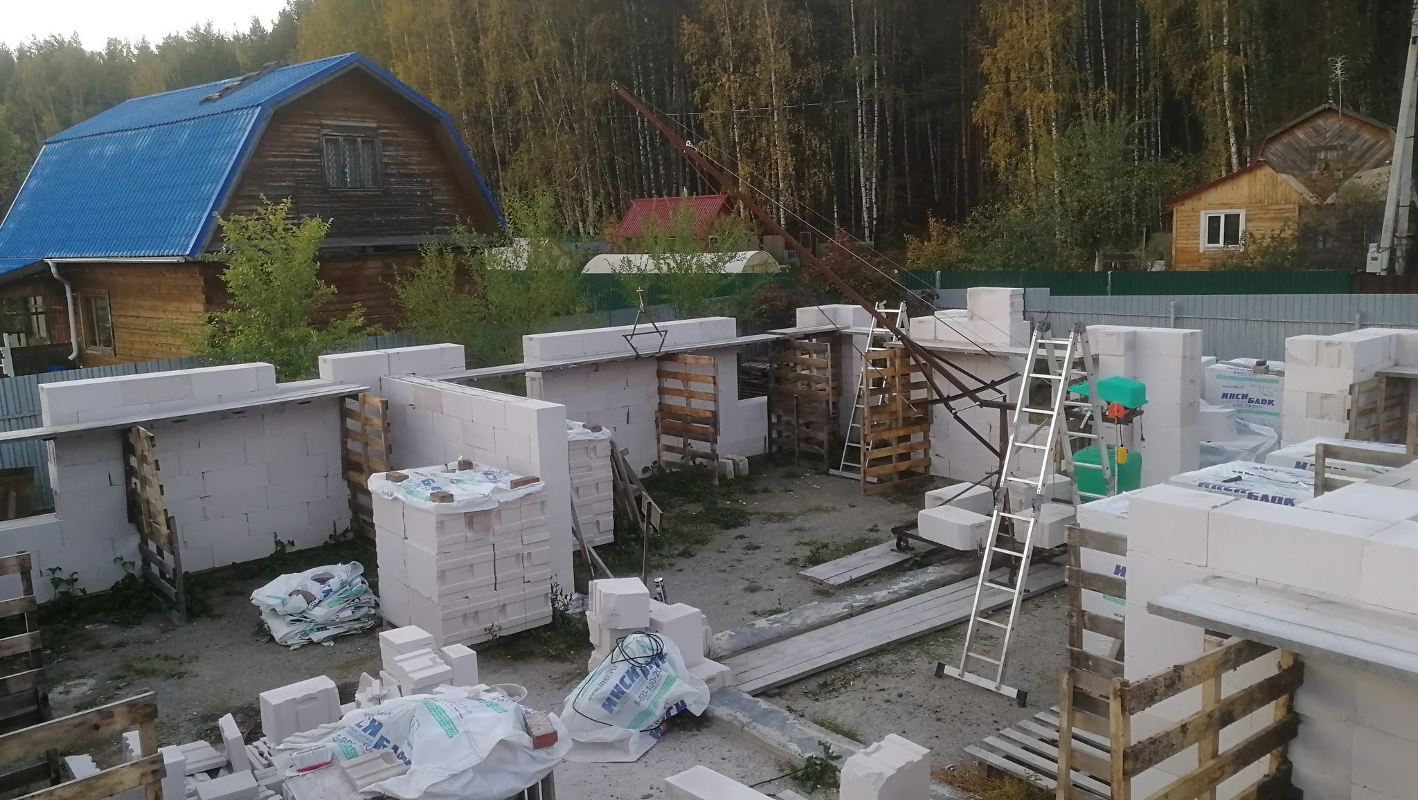 Первый блок будущего дома — 53